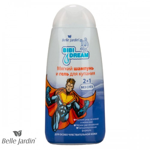 BIBI DREAM - Kupka i šampon za negu osetljive dečije kože i kose – žvaka 300ml